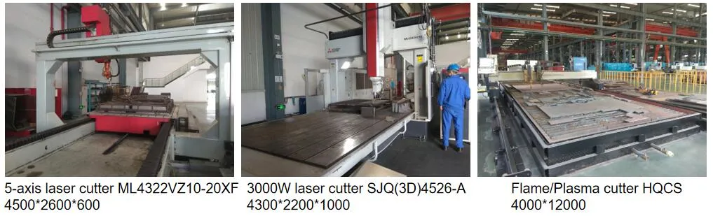 OEM Steel Structure Weldment Metal Bending Welding Cutting Fabrication and Precision Machined Parts