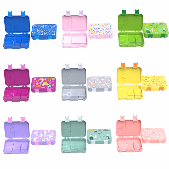 Aohea BPA Free Lunch Box Kids Tritan Bento Box for School